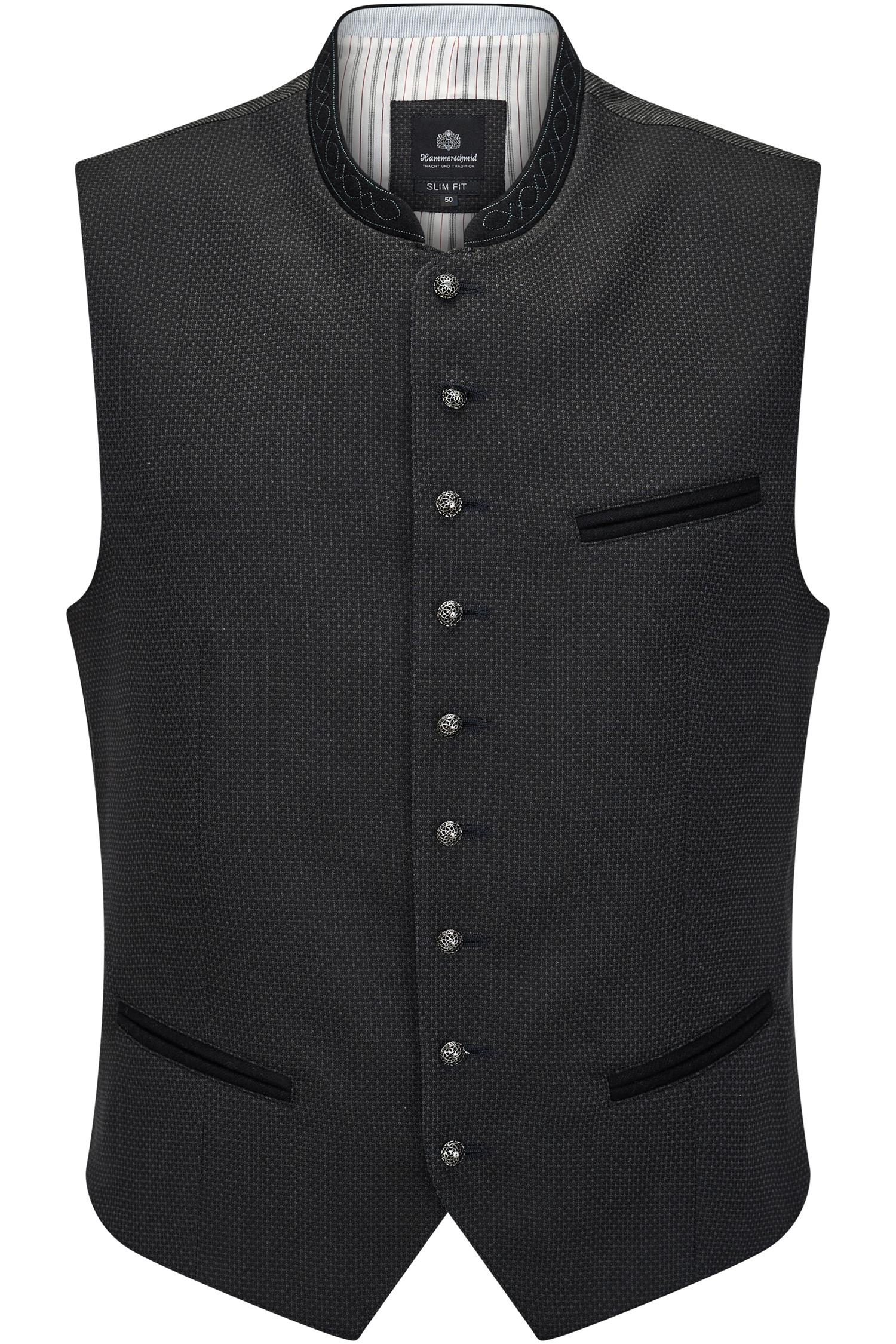 Trachtenweste Mirko von Hammerschmidt in Schwarz